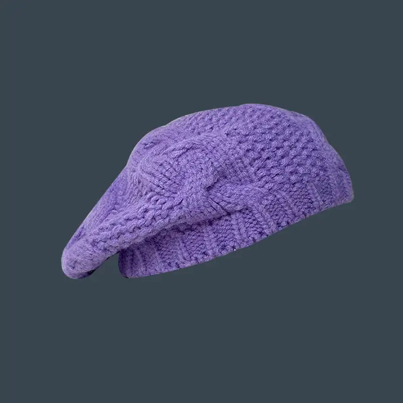 Japanese Wool Knitted Hat for Women - Autumn Winter