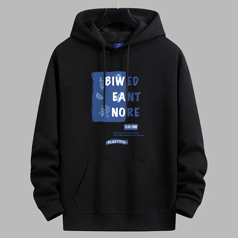 Couple Style Loose Soft Fleece Hooded Sweatshirt