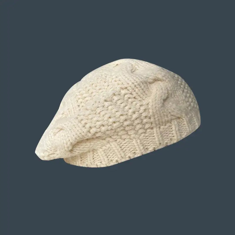 Japanese Wool Knitted Hat for Women - Autumn Winter
