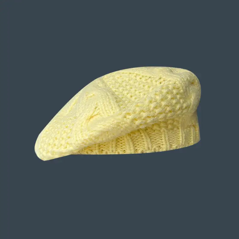 Japanese Wool Knitted Hat for Women - Autumn Winter
